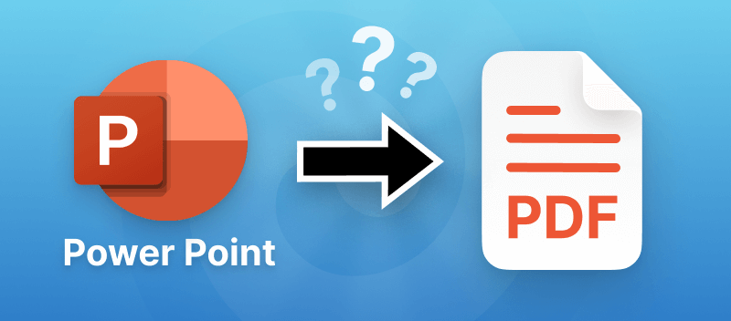 Hur konverterar man PPT till PDF?